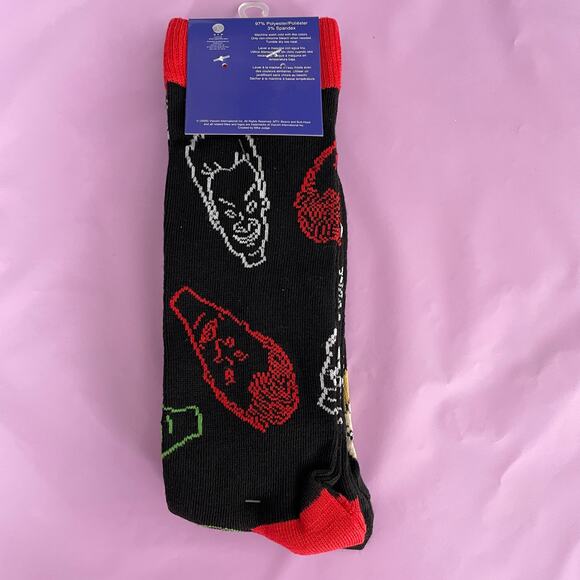 2 Pair Adult Beavis and Butt-Head Christmas Socks NEW - Picture 3 of 4